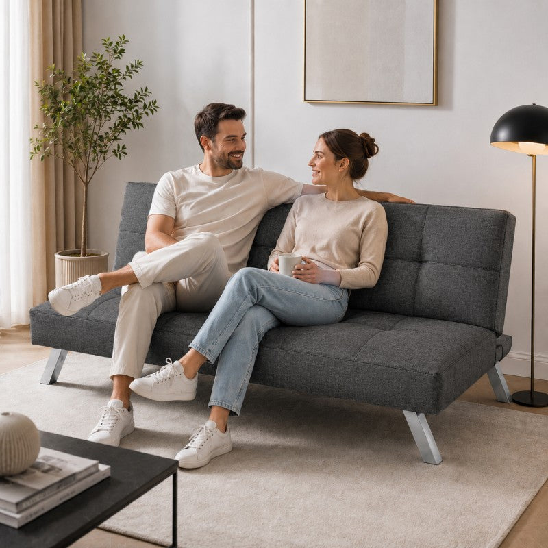 Izvelkams dīvāns FLEX SOF04GRAF – Grafīta (167 cm)