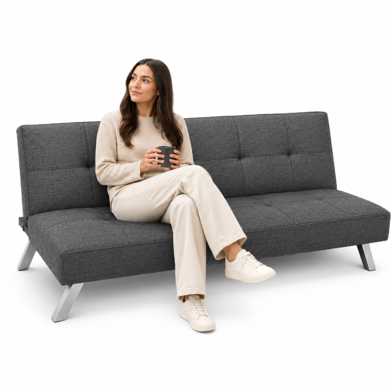 Izvelkams dīvāns FLEX SOF04GRAF – Grafīta (167 cm)