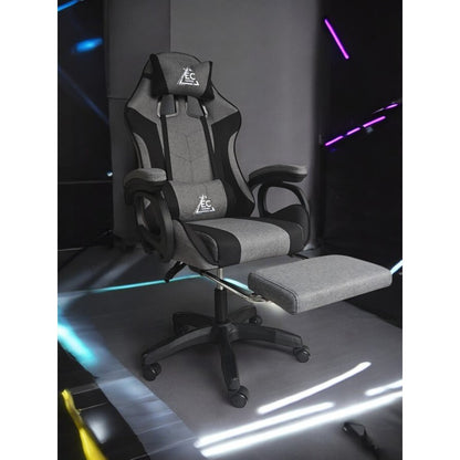 STRIKE Gaming chair with Footrest and Cushions, Grey KO40SZ