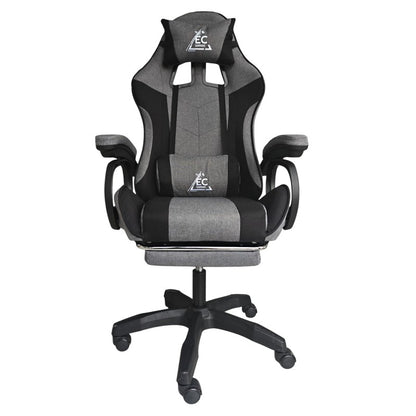 STRIKE Gaming chair with Footrest and Cushions, Grey KO40SZ