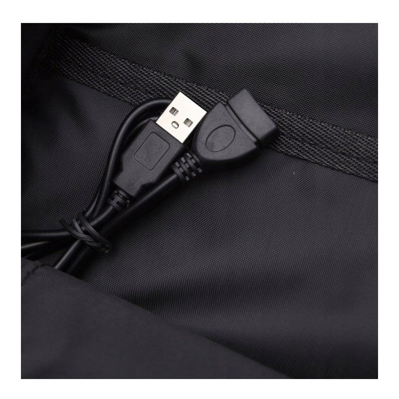 Universal school sports backpack with USB key ring PL158