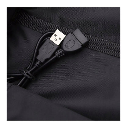 Universal school sports backpack with USB key ring PL158