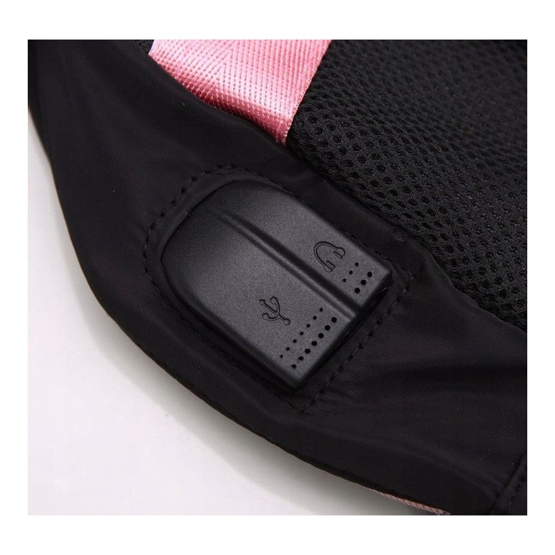 Universal school sports backpack with USB key ring PL158